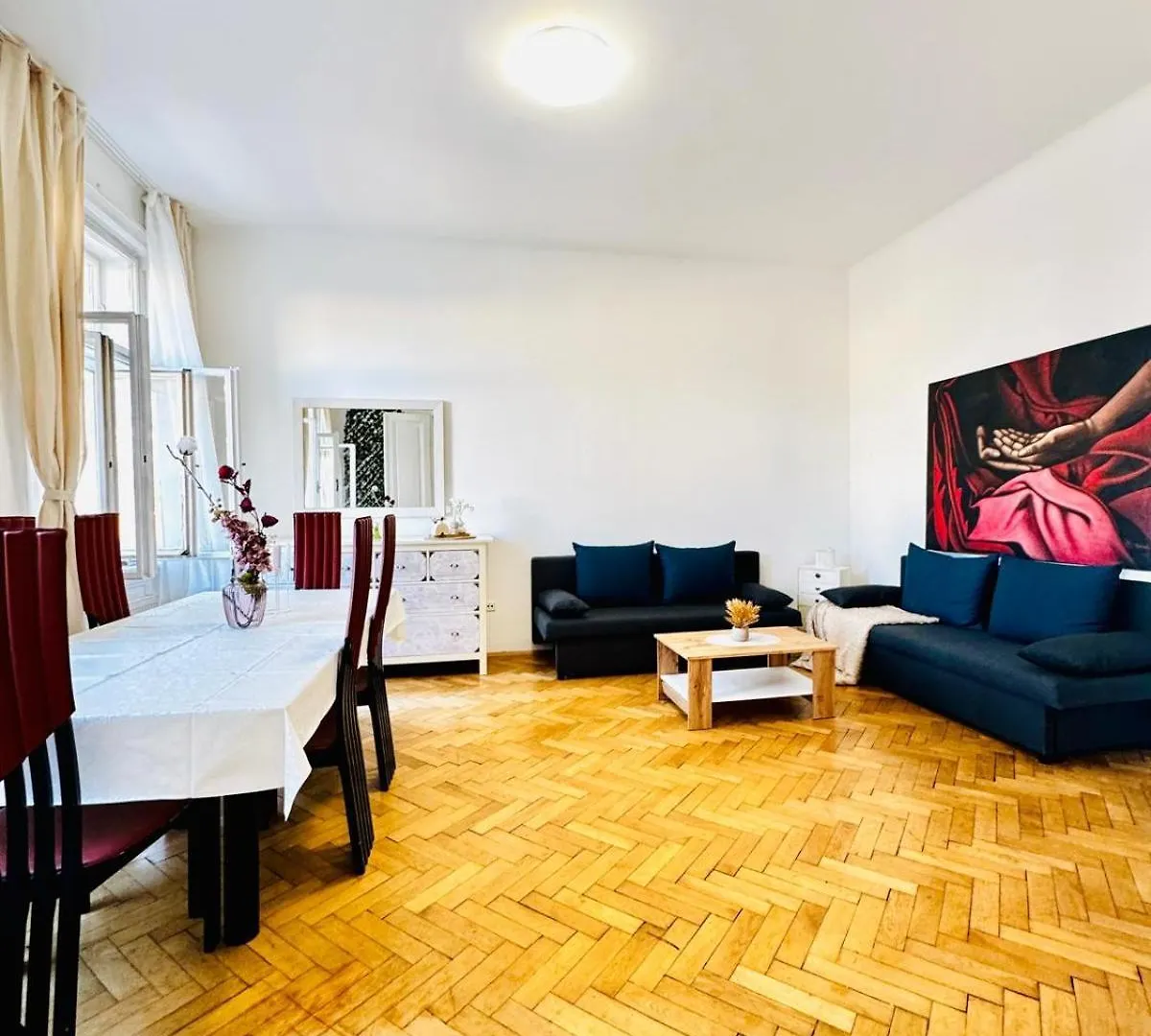 Affordable 1Br & 1Lr Apt, 7 Min To Westbahnhof Vienna 0*,  Austria